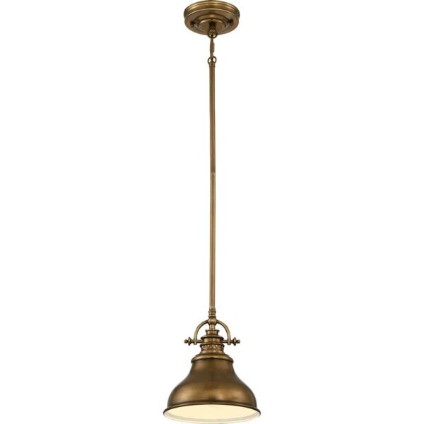 Emery S bistrolampe i patineret messing-finish