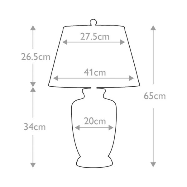 Guldfugle orientalsk bordlampe i porcelæn med fugle og bær og lyseblå glasur med plisseskærm - Image 10
