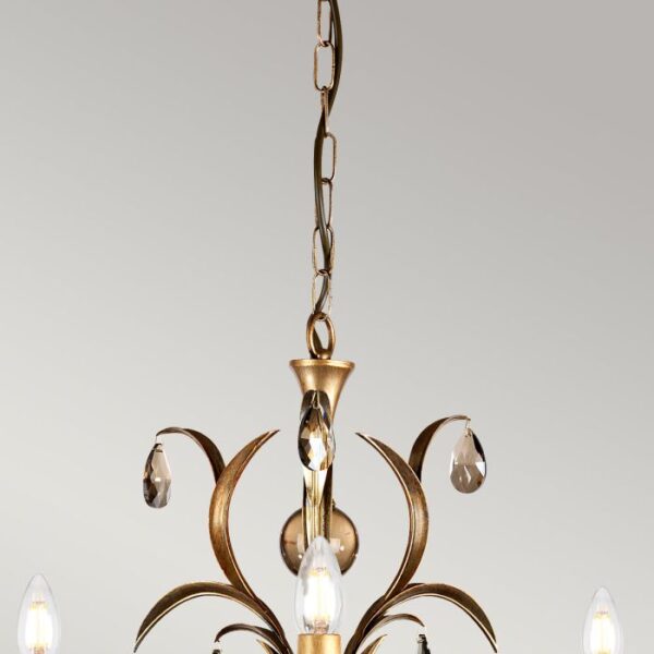 Lily chandelier i bronze-finish med 3 lyskilder - Image 3