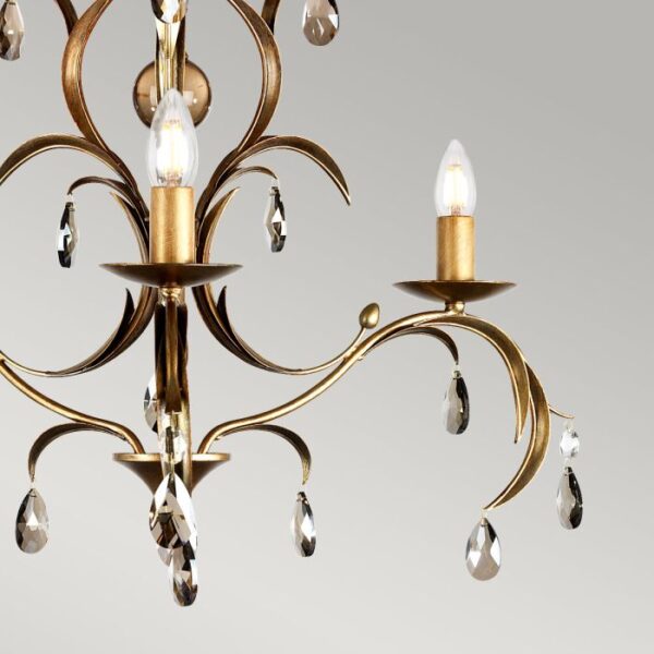 Lily chandelier i bronze-finish med 3 lyskilder - Image 2
