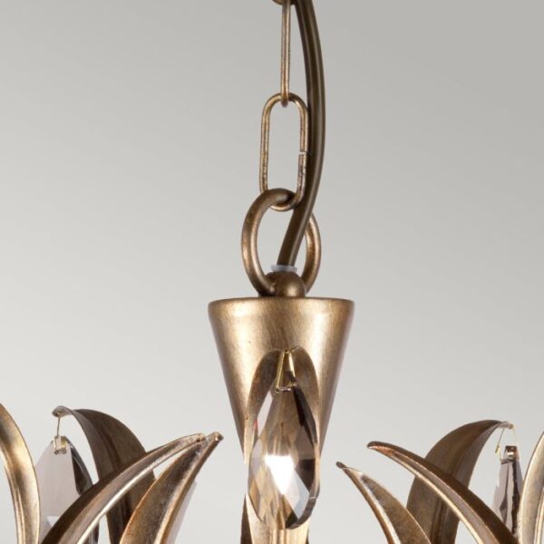 Lily chandelier i bronze-finish med 5 lyskilder - Image 3