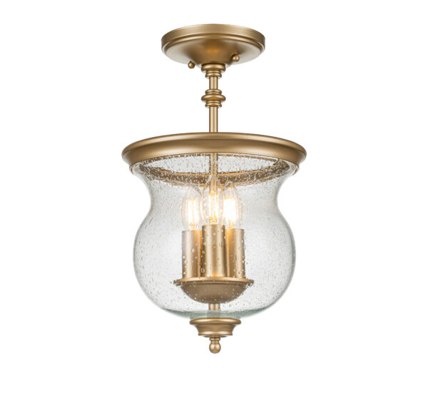 Hørsholm chandelier i messing-finish med 3 lyskilder - Image 5