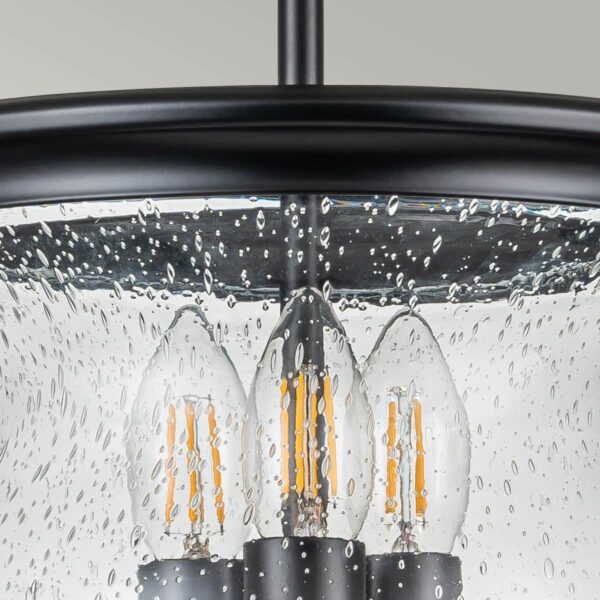 Hørsholm loftlampe eller chandelier i sort finish med 3 lyskilder - Image 3