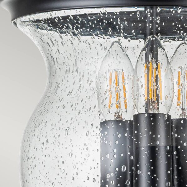 Hørsholm loftlampe eller chandelier i sort finish med 3 lyskilder - Image 5
