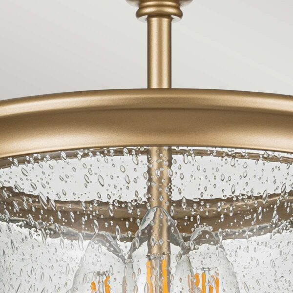 Hørsholm chandelier i messing-finish med 3 lyskilder - Image 6