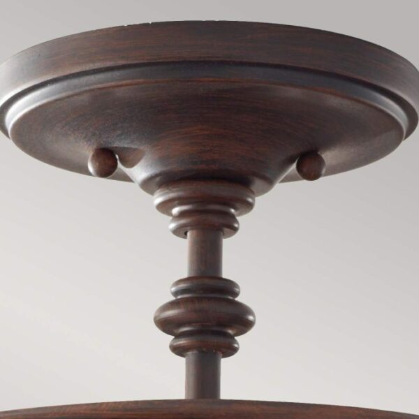 Hørsholm loftlampe i antik bronze-finish med 3 lyskilder - Image 2