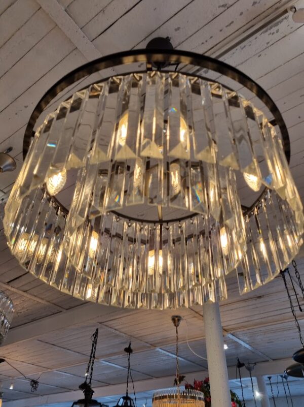Fredensborg chandelier dobbelt krystalcirkel med 6 lyskilder - Image 3
