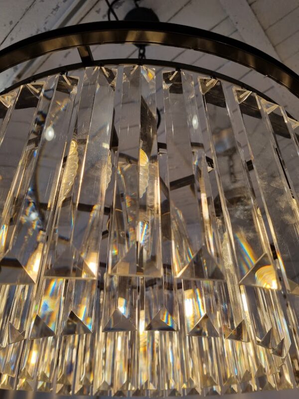 Fredensborg chandelier dobbelt krystalcirkel med 6 lyskilder - Image 2