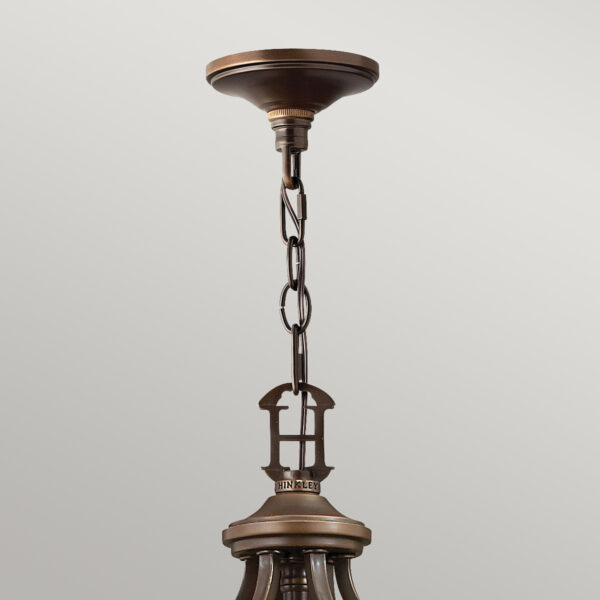 Espergærde chandelier i antik bronze-finish med organzaskærme og 15 lyskilder - Image 7