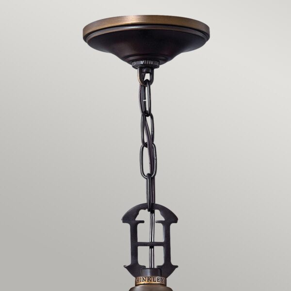 Espergærde chandelier i antik bronze-finish med 4 lyskilder - Image 3