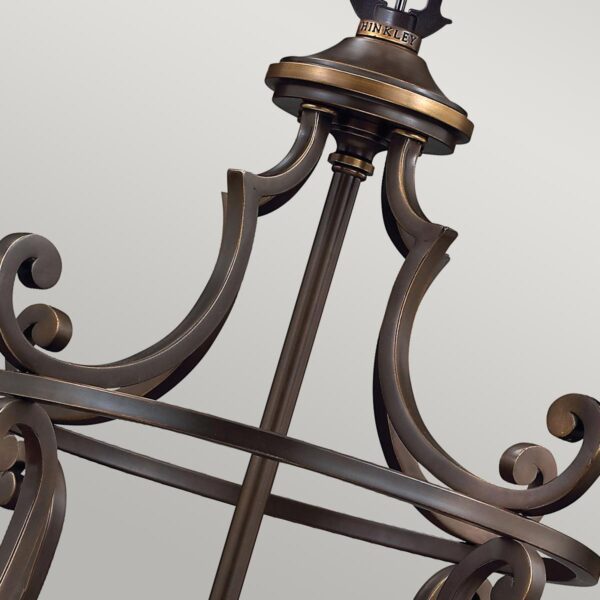 Espergærde chandelier i antik bronze-finish med 4 lyskilder - Image 4