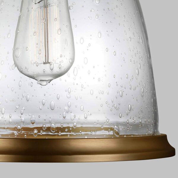 Humlebæk bistrolampe i patineret messing-finish med 1 lyskilde - Image 3