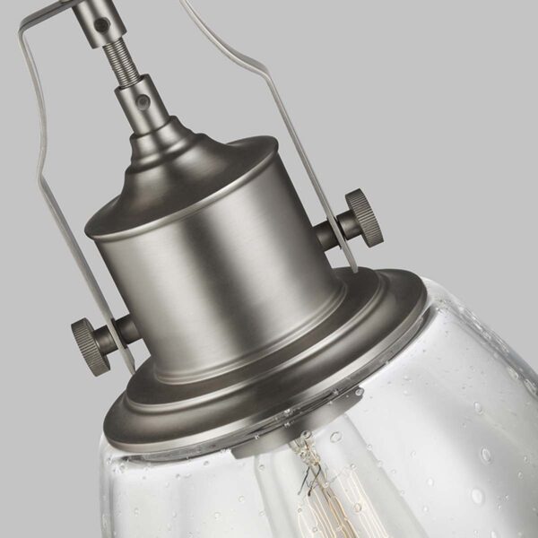 Humlebæk M bistrolampe i satin-nikkel-finish med 1 lyskilde - Image 2