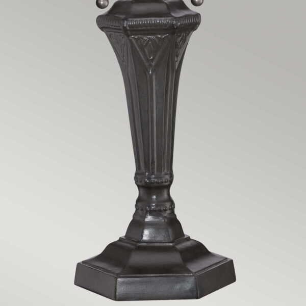 Tiffany Cambridge bordlampe i vintage bronze-finish med 2 lyskilder - Image 7