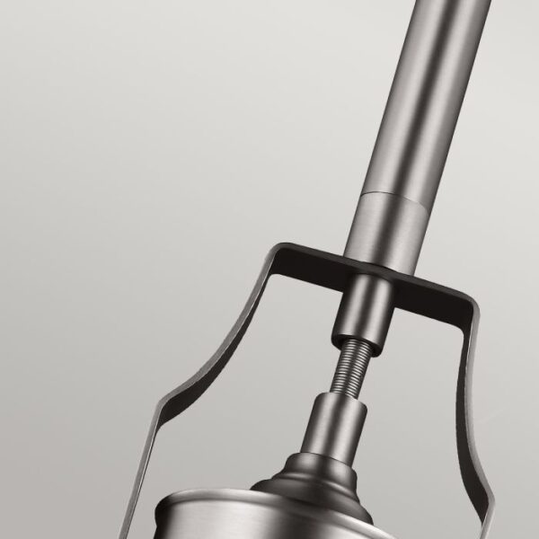 Humlebæk M bistrolampe i satin-nikkel-finish med 1 lyskilde - Image 3