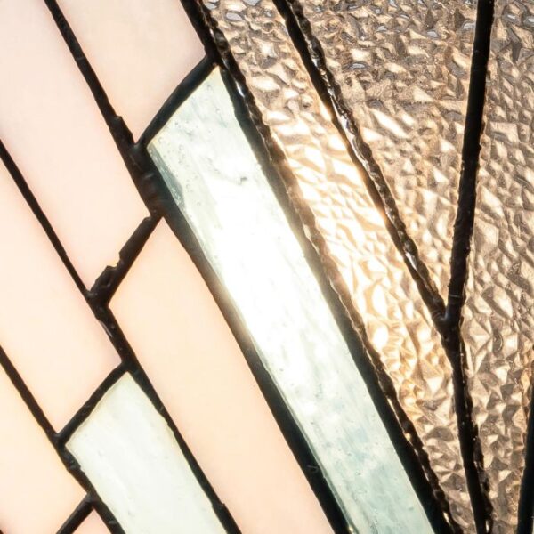 Tiffany Alderley loftlampe i vintage bronze-finish med 2 lyskilder - Image 5