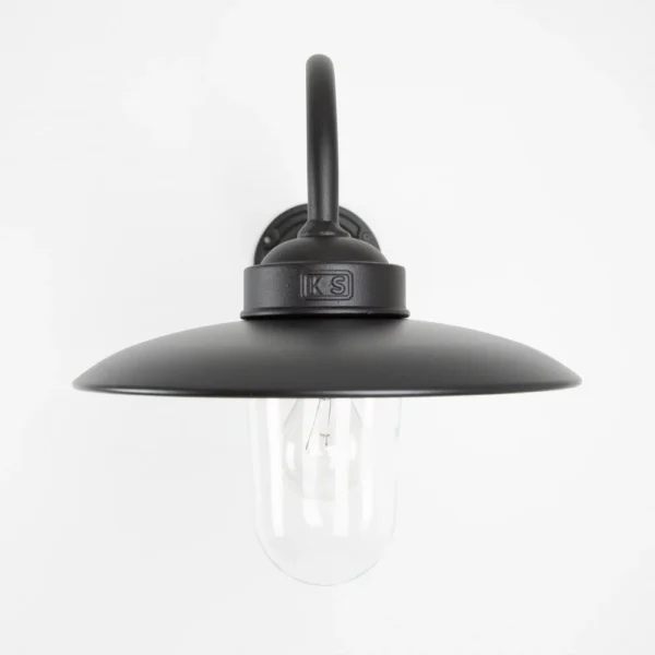 Solingen staldlampe i mat sort - Image 4