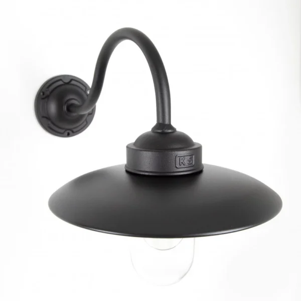 Solingen staldlampe i mat sort - Image 3