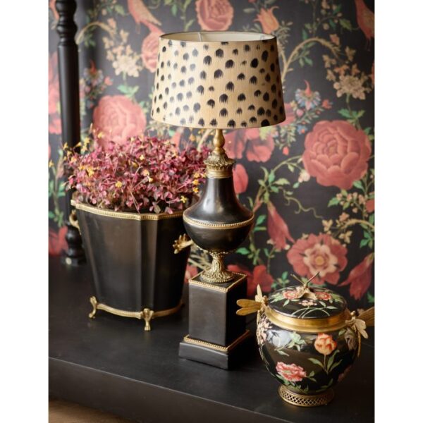 Empire bordlampe i sort og messing - vælg skærm - Image 2